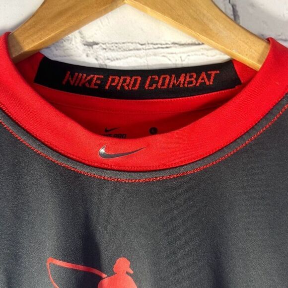 Nike Swingman NPC Pro Combat Men Baseball 3/4 Sleeve Shirt Dri-Fit 578313 L - Picture 4 of 9